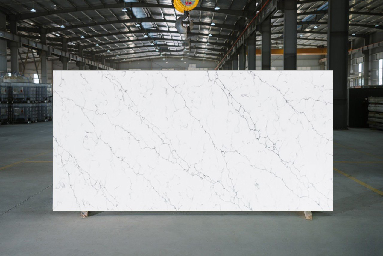 Đá Quartz BQ8660 – Venatino - Blanc Stone