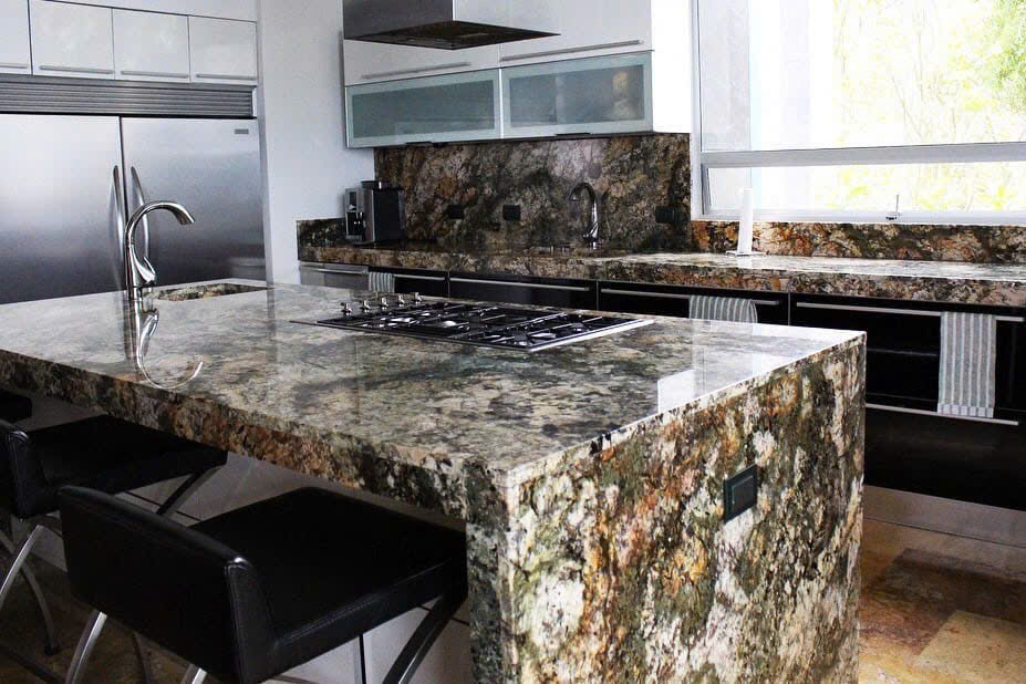 Đá Quartzite Kamarica ốp bếp, bàn đảo