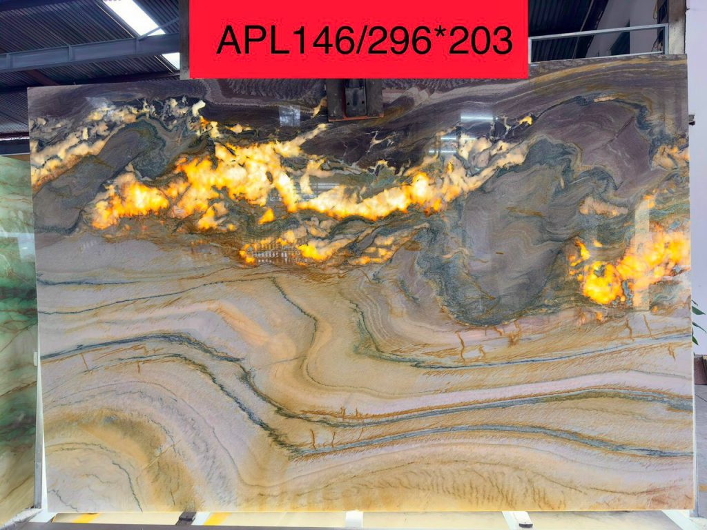 Đá Quartzite Macaubas Tím