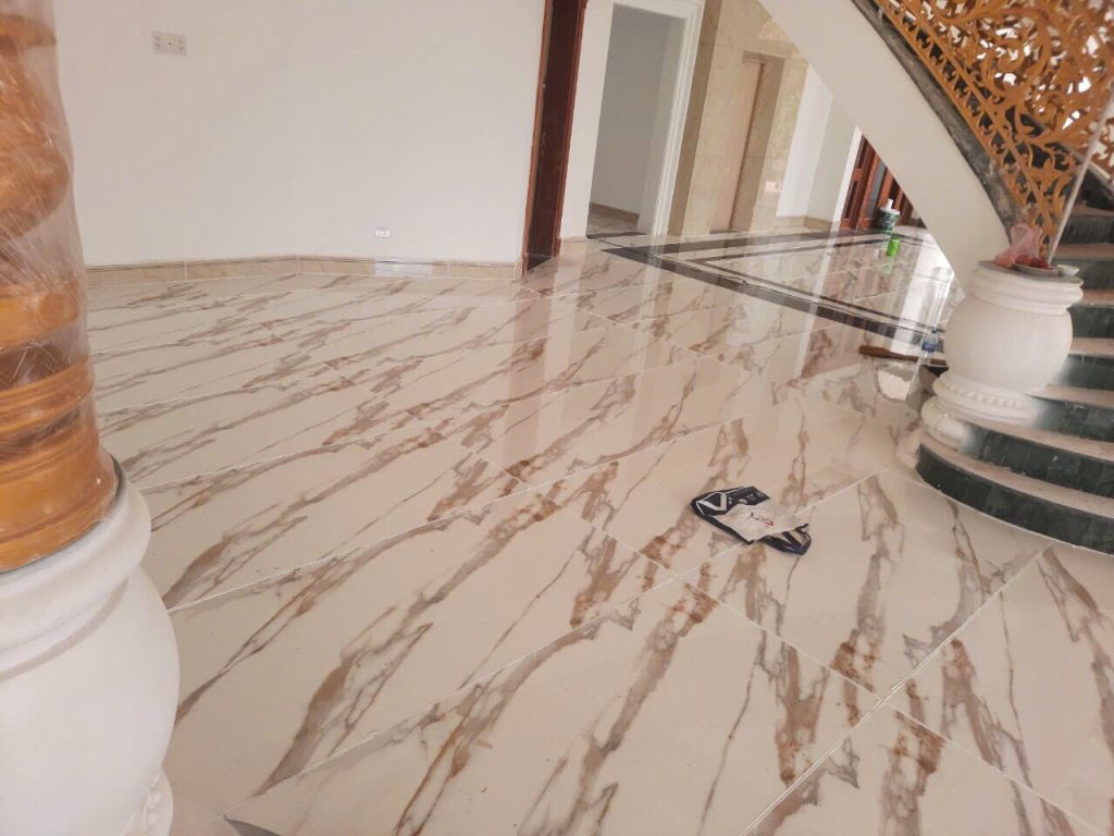 Đá Nung Kết Rafael Statuario lát nền nhà