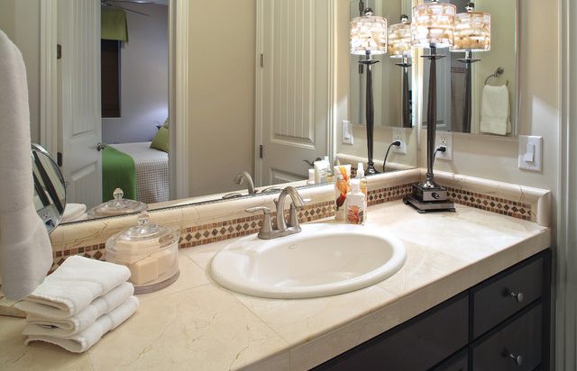 Chậu lavabo âm đá Crema mafill