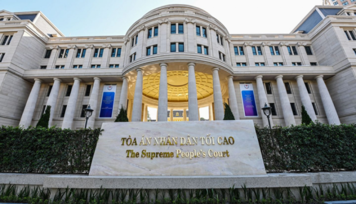 Tòa án nhân dân tối cao sử dụng đá limestone moca ốp mặt tiền