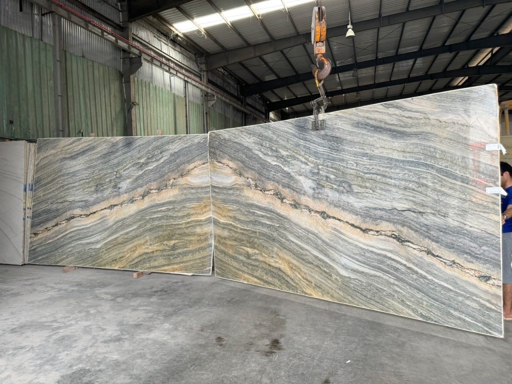 Đá Quartzite Exuma Blue