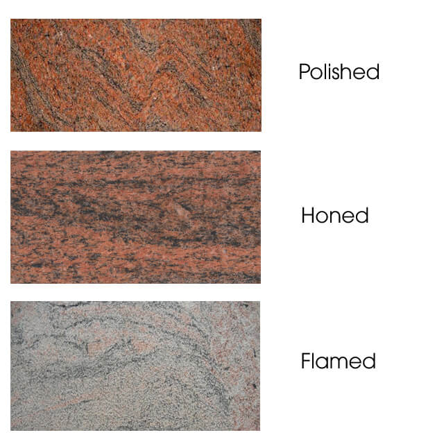 Các bề mặt đá granite đỏ sa mạc