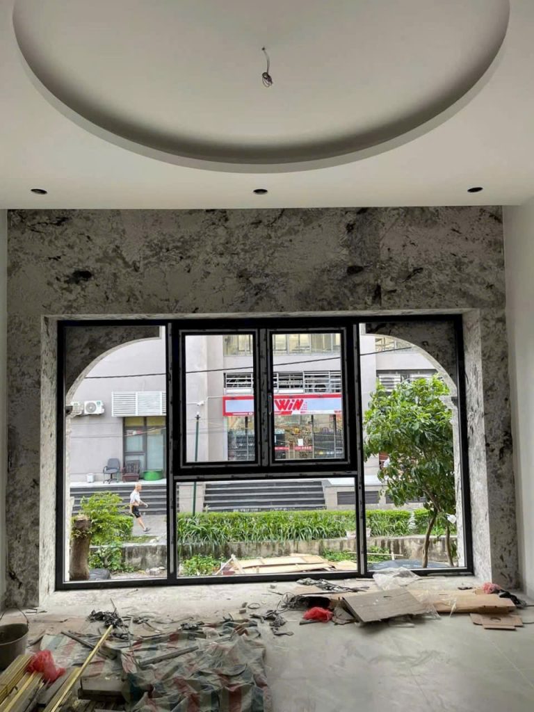Đá granite Ocean Blue ốp mặt tiền